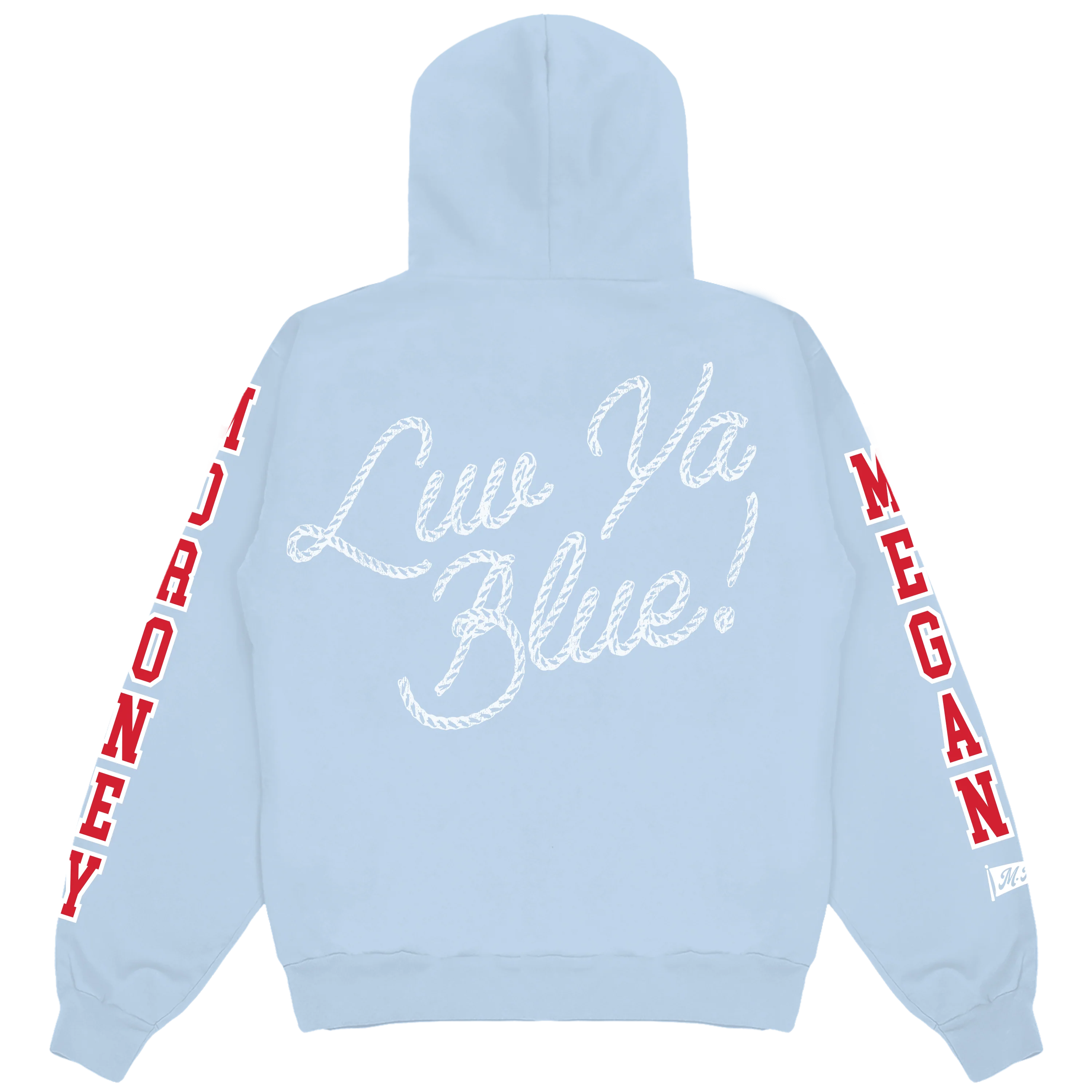 Megan Moroney x Tennessee Titans Varsity Block Hoodie - Image 4